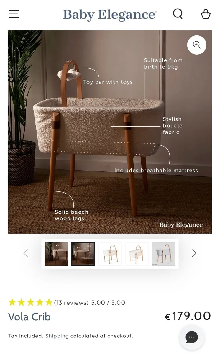 Baby Elegance Vola Crib - Image 2