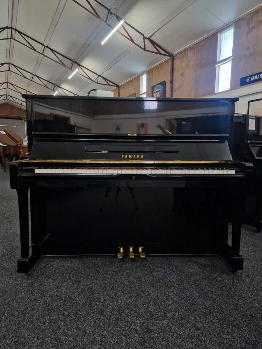 Yamaha U1 Upright Piano | Polished Black - Image 1