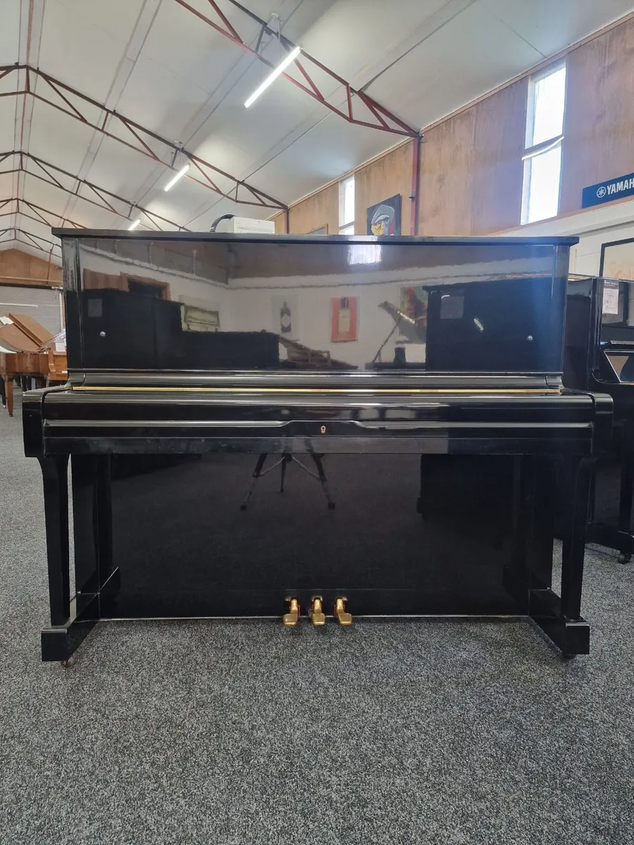 Yamaha U1 Upright Piano | Polished Black - Image 2