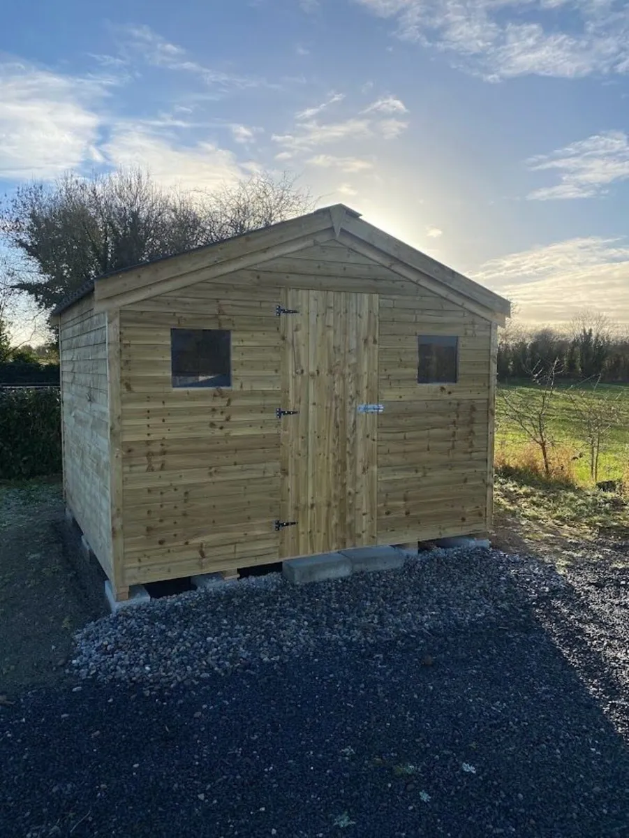 Premium Rustic Timber Garden Sheds | Steel Roof - Image 1