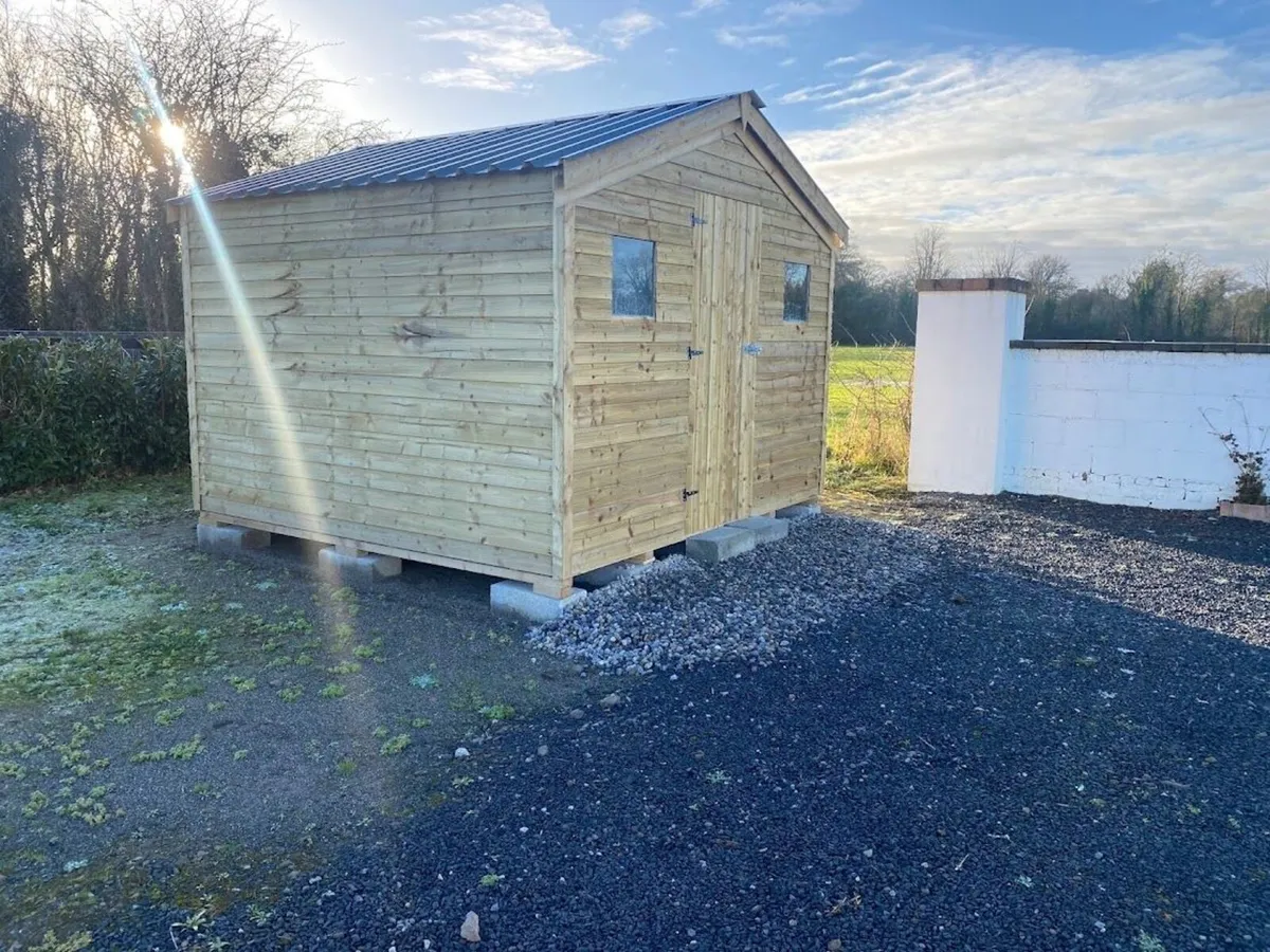 Premium Rustic Timber Garden Sheds | Steel Roof - Image 4