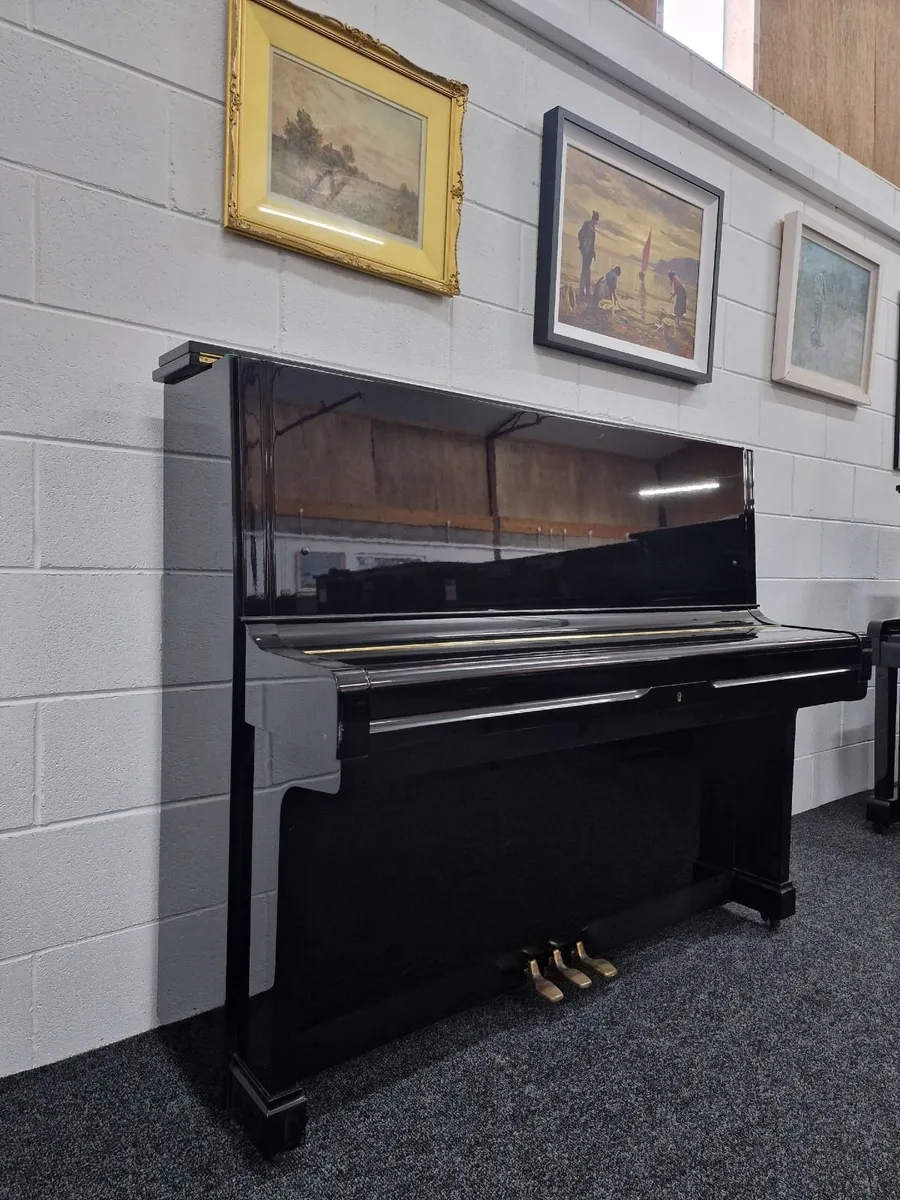 Yamaha U2 Upright Piano | Polished Polyester Black - Image 4