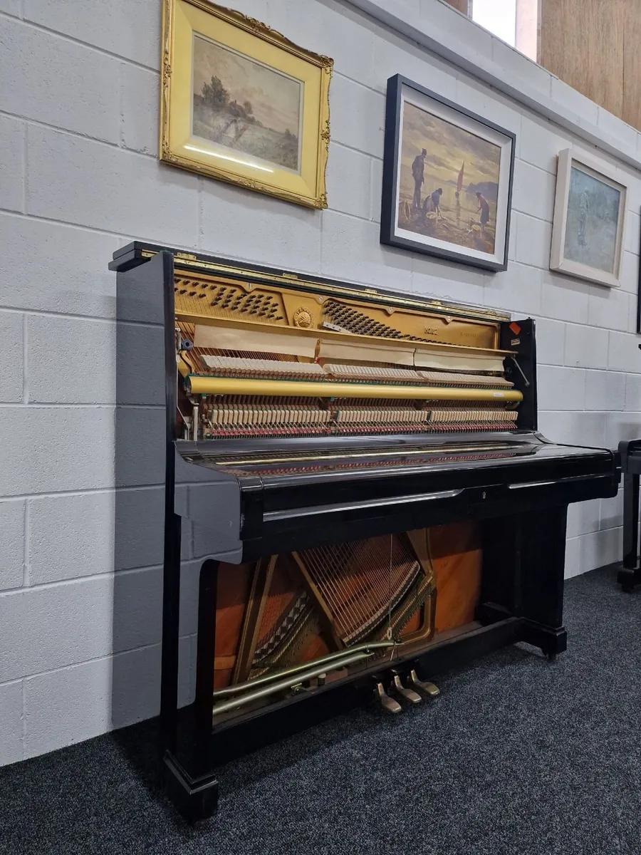 Yamaha U2 Upright Piano | Polished Polyester Black - Image 3