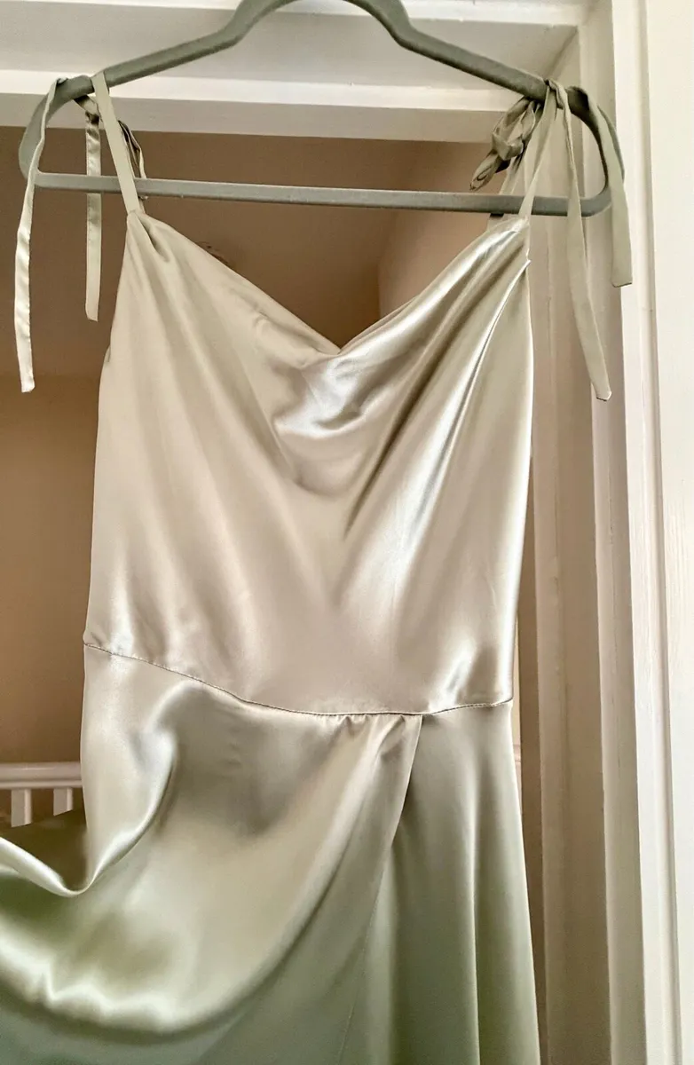 Satin Maxi Dress - Image 4