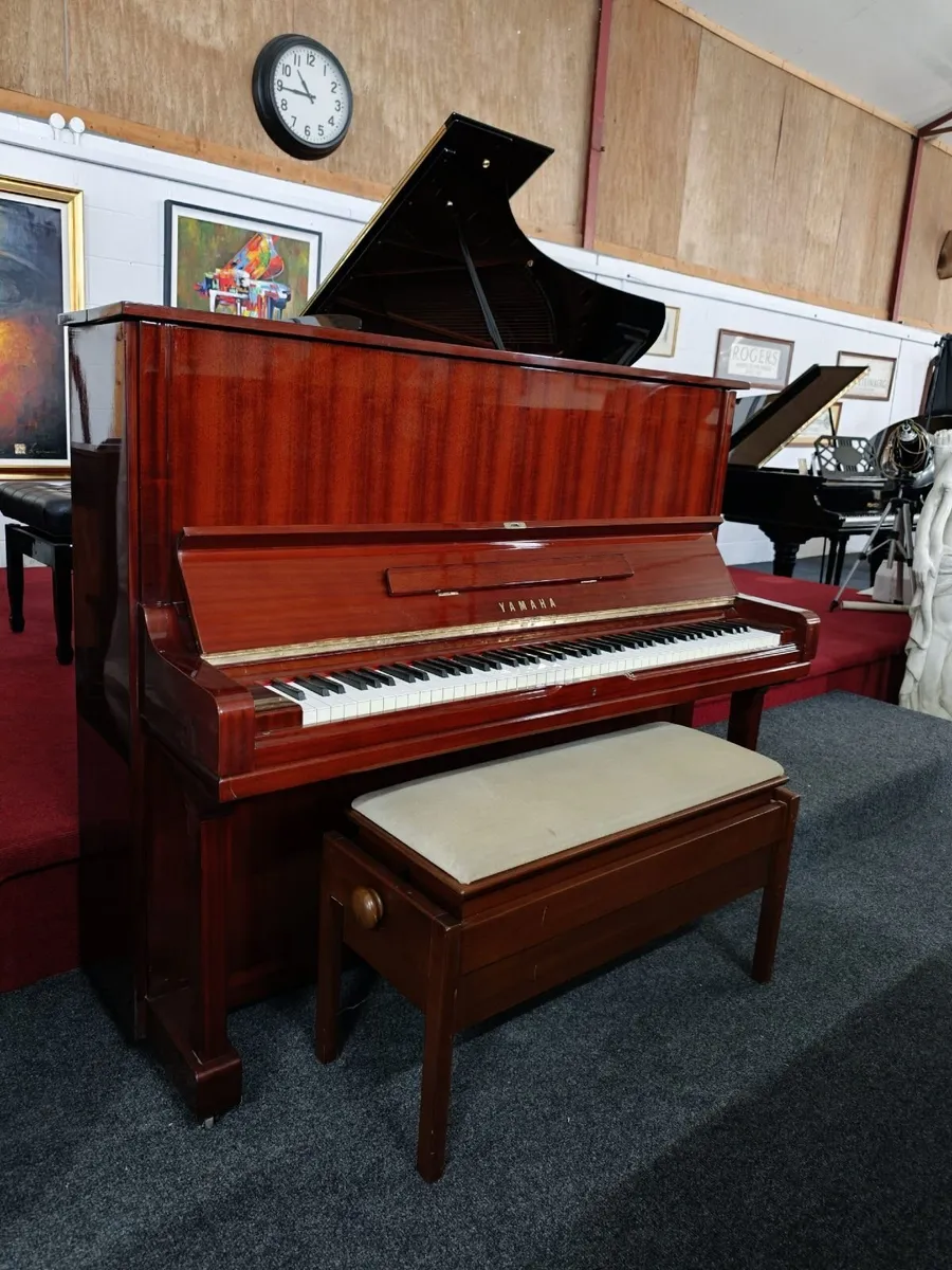 Yamaha U3 H | Polished Mahogany - Image 4