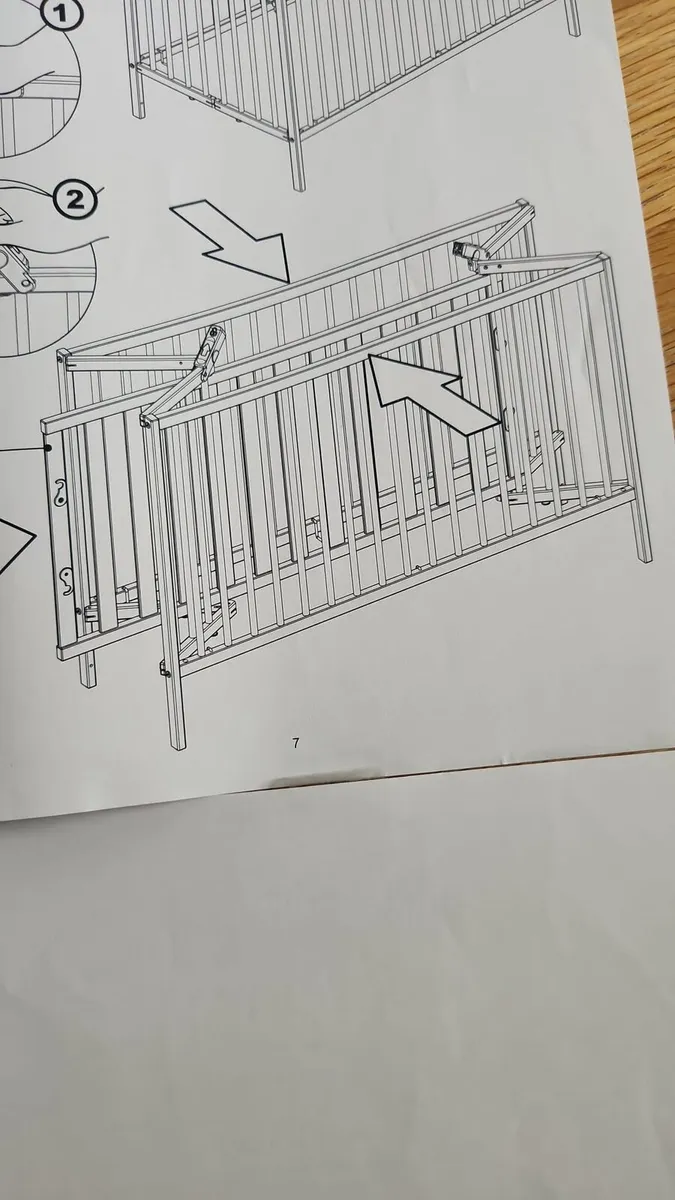 Wooden Baby Cot – Excellent Condition - Image 4