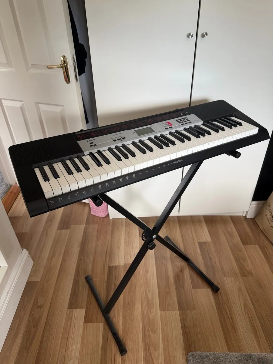 Casio Keyboard with stand - Image 1