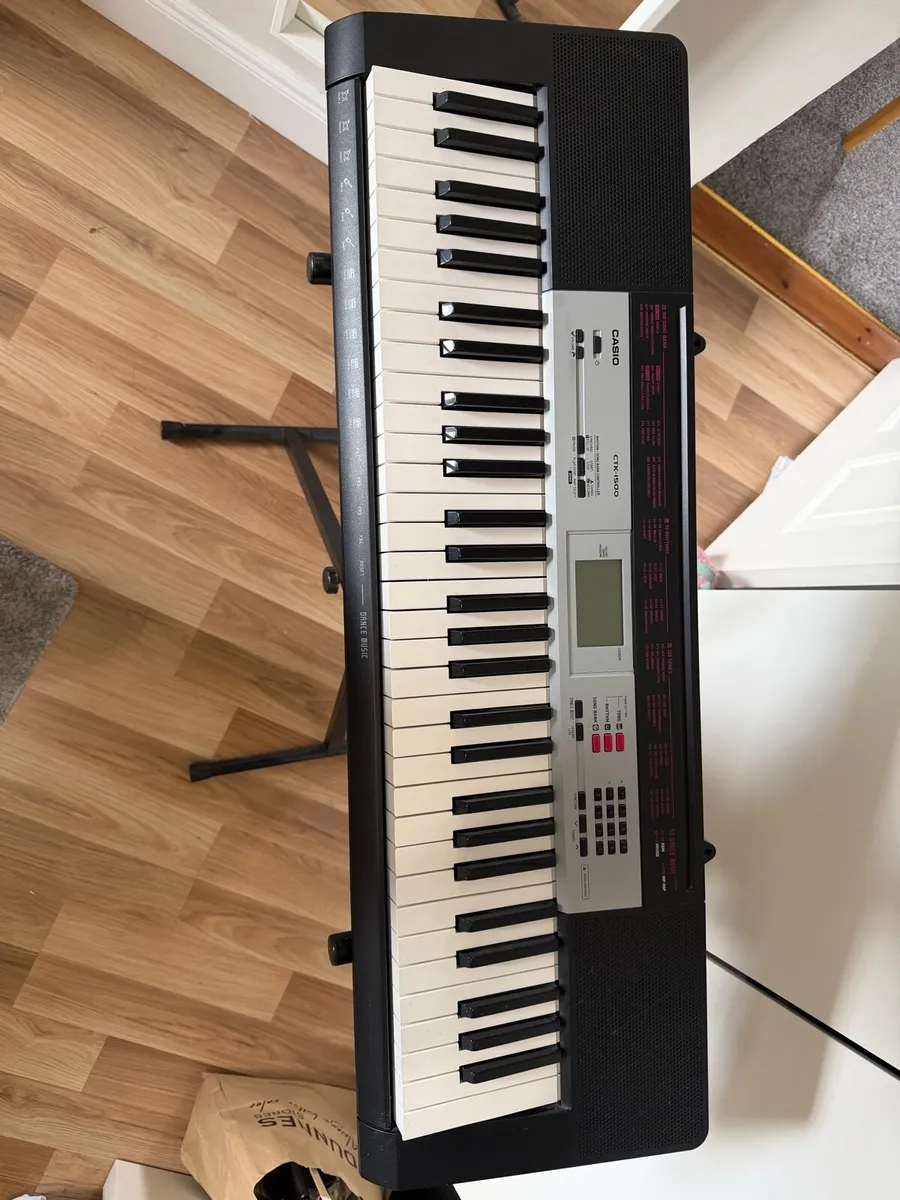 Casio Keyboard with stand - Image 2