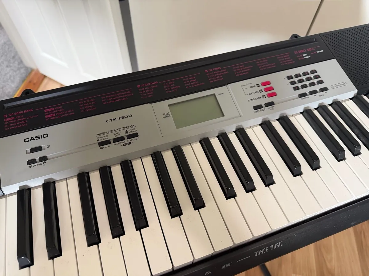 Casio Keyboard with stand - Image 3
