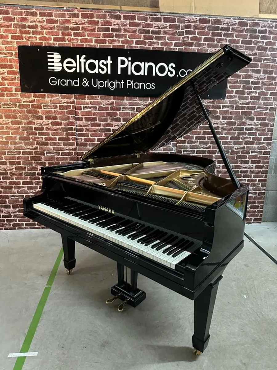 Yamaha No.20 Grand Piano | Polyester Ebony Finish - Image 4