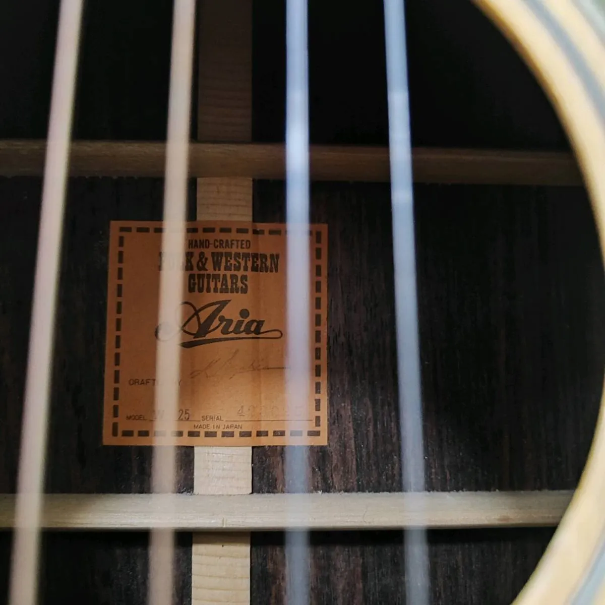 Aria acoustic guitar - Image 2