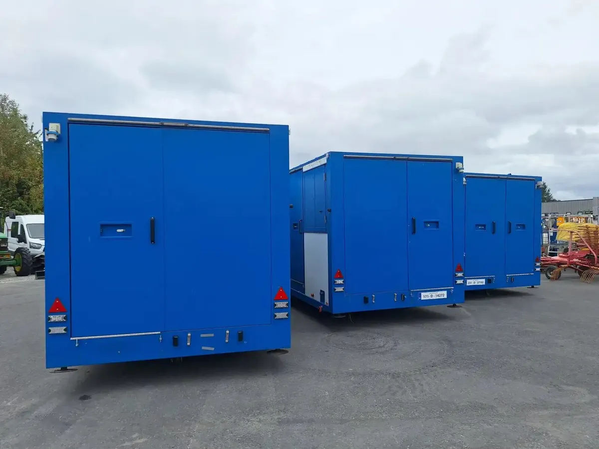 3 x 2021  Mobile Site Cabin Trailers For Auction - Image 3