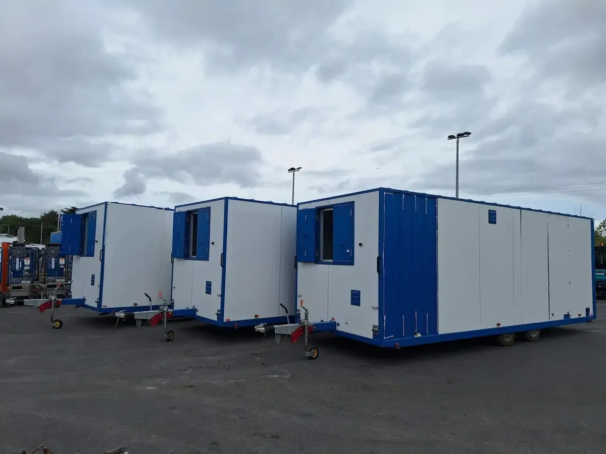 3 x 2021  Mobile Site Cabin Trailers For Auction - Image 2
