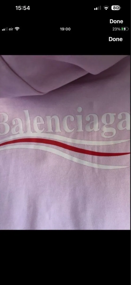 Ladies Balenciaga hoodie size M €30 - Image 3