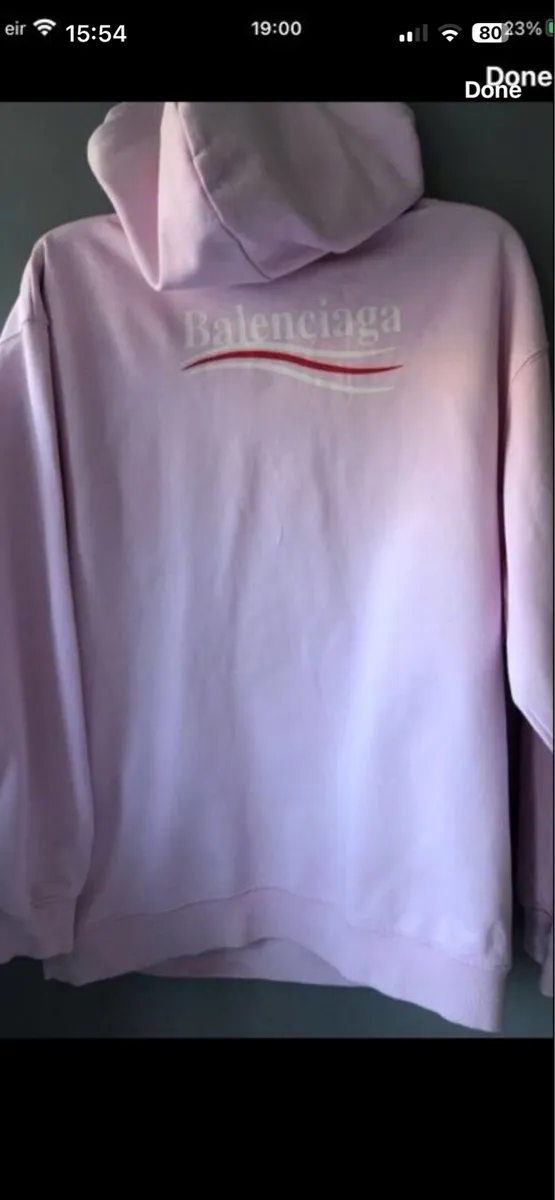 Ladies Balenciaga hoodie size M €30 - Image 1