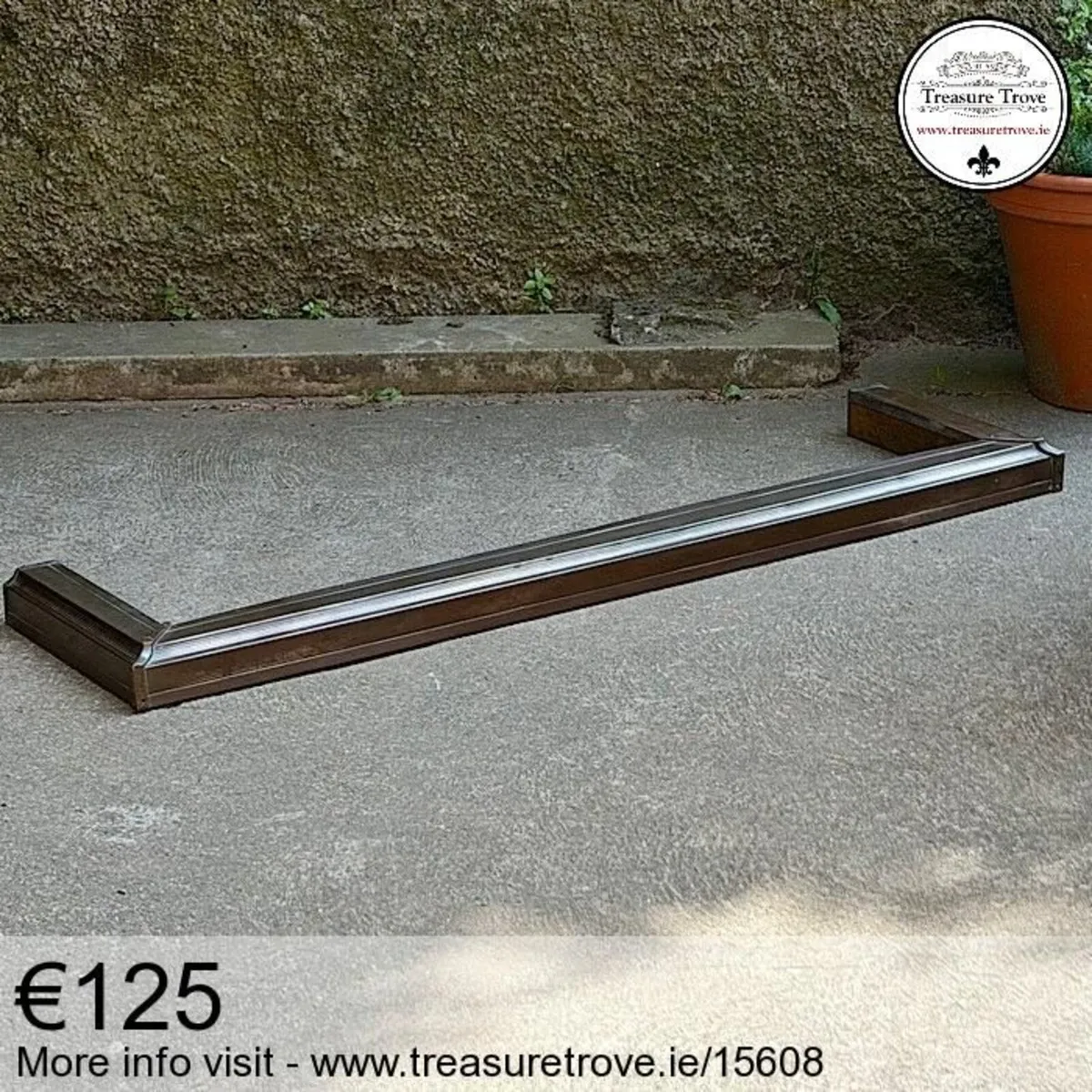 Antique Fire Fenders and Hearth Stool - Image 3