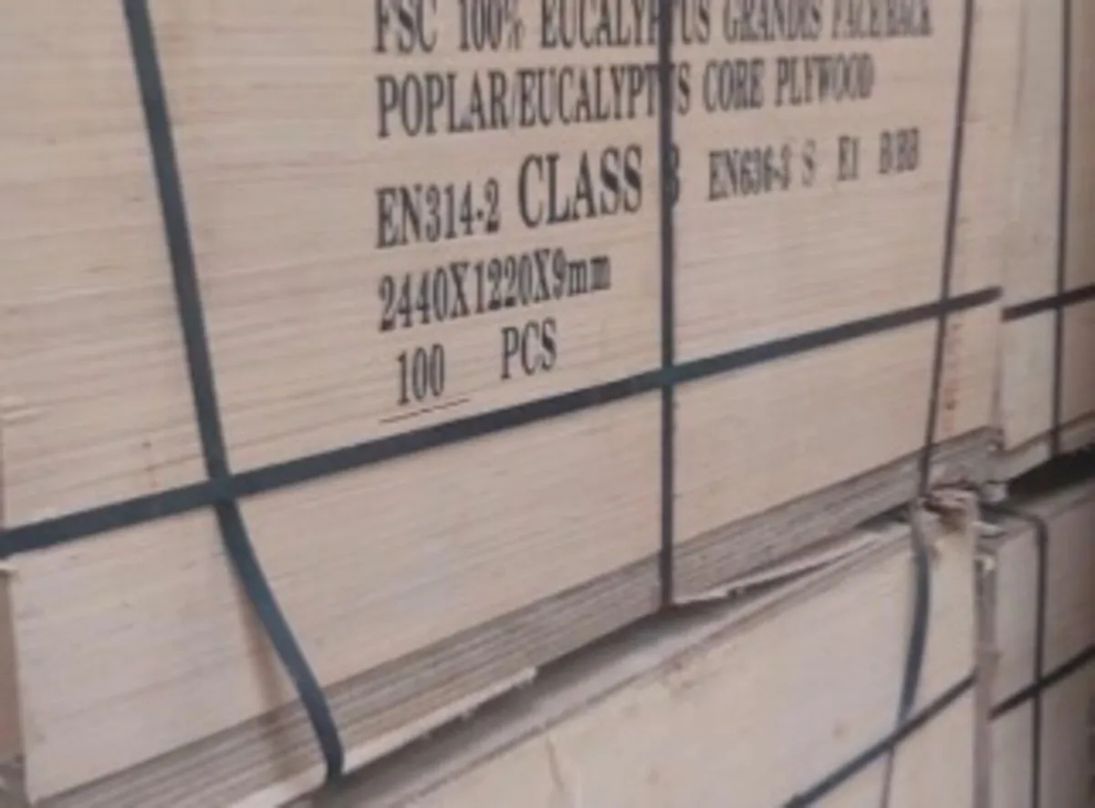 9mm B/BB Class 3 Plywood 8x4