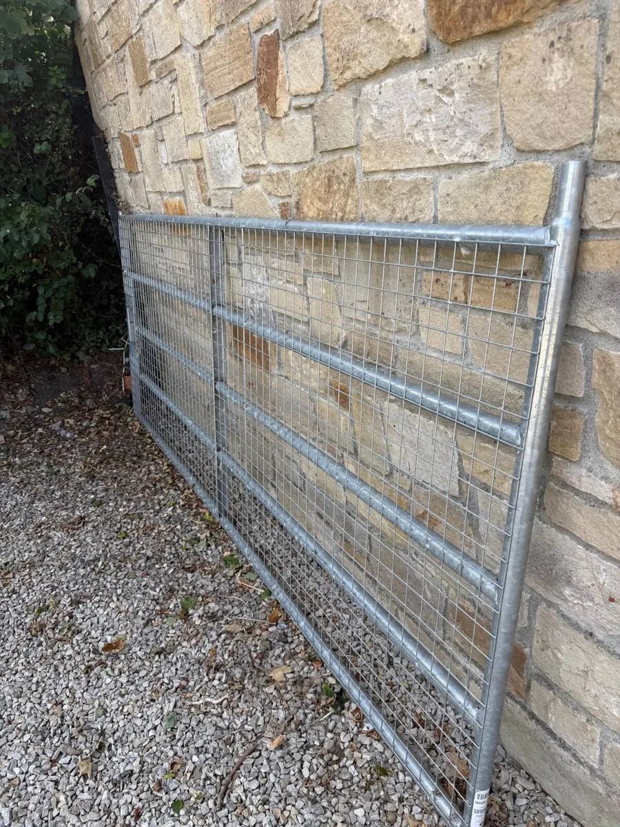 Gibney HG1 Galvanised Mesh Gate 10ft - Image 3
