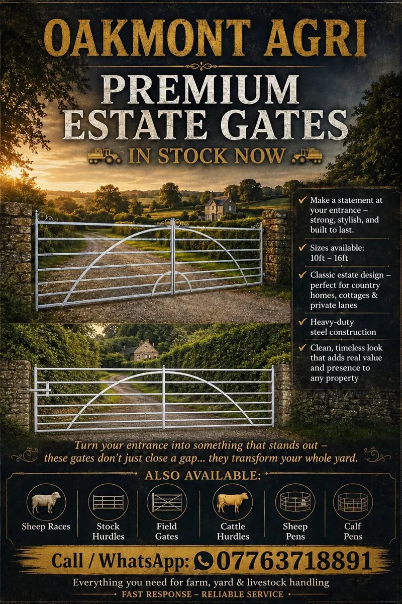 Farm style estate gates - Image 1