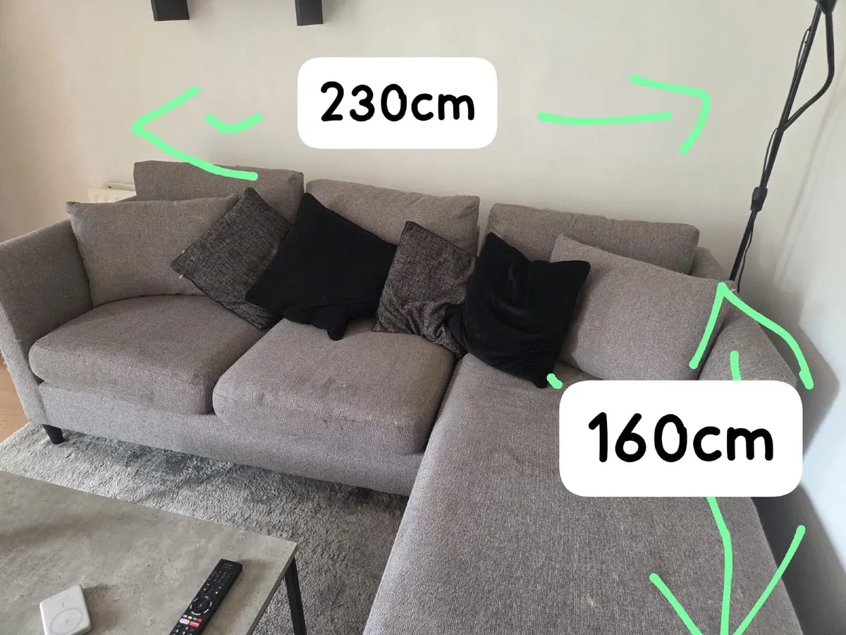 L shape couch - Image 1