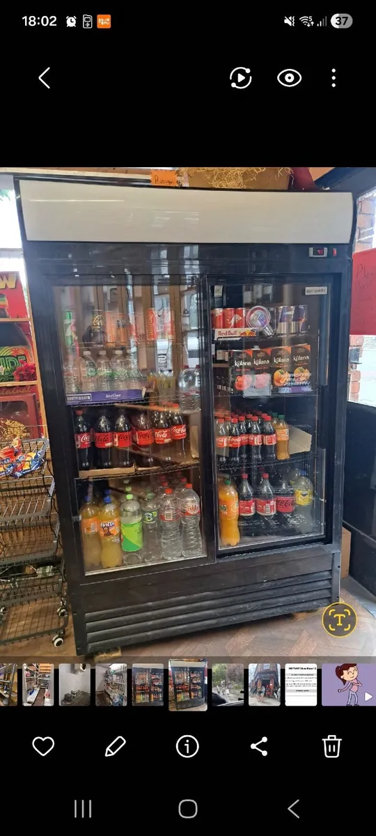 Commercial shop fridge