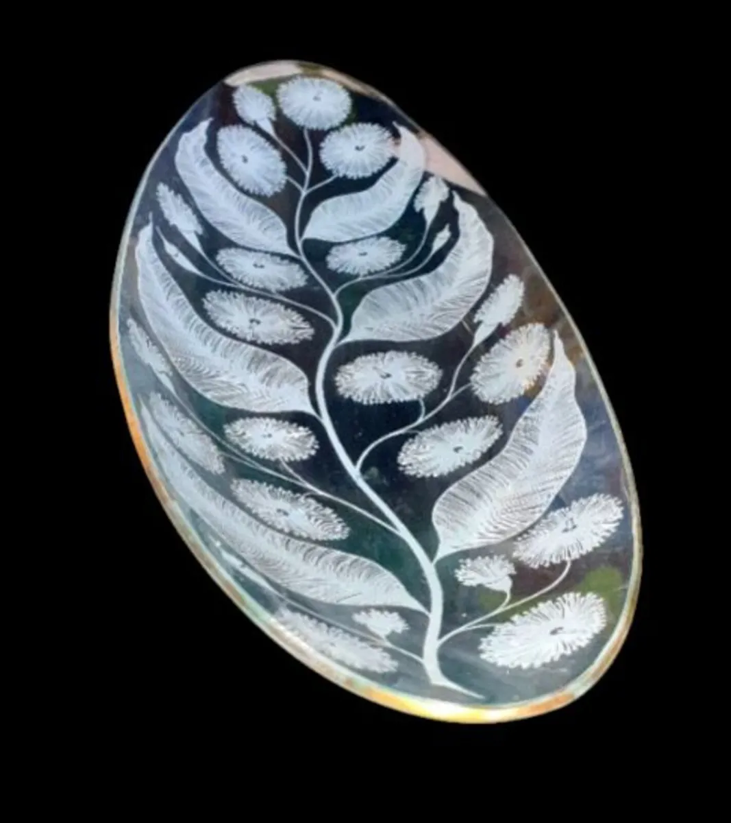 Vintage Mid-Century Chance Brothers Glass Dish - Image 1