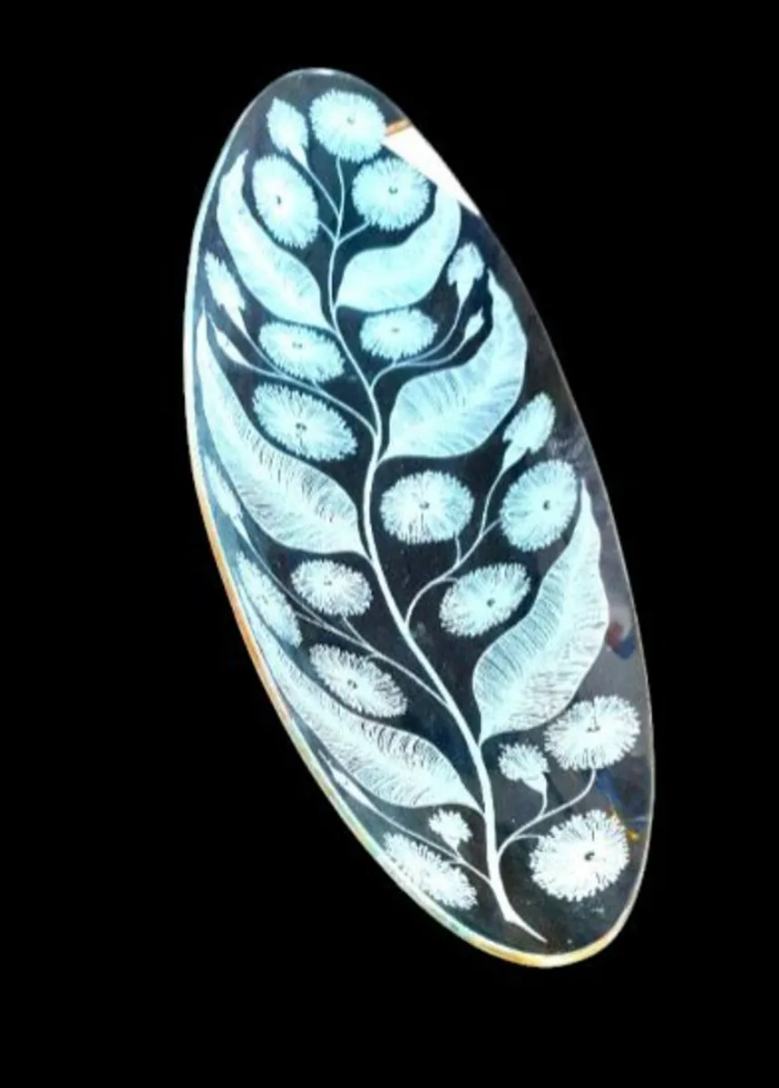 Vintage Mid-Century Chance Brothers Glass Dish - Image 2