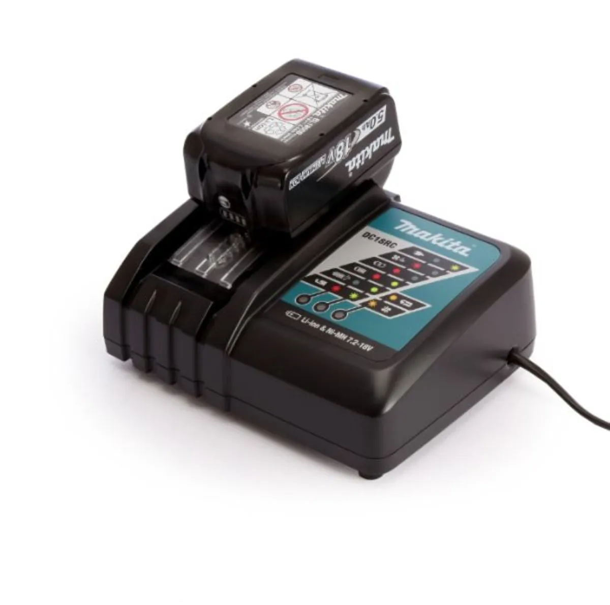 Makita 18V BL1850B 5Ah Battery & DC18RC Set