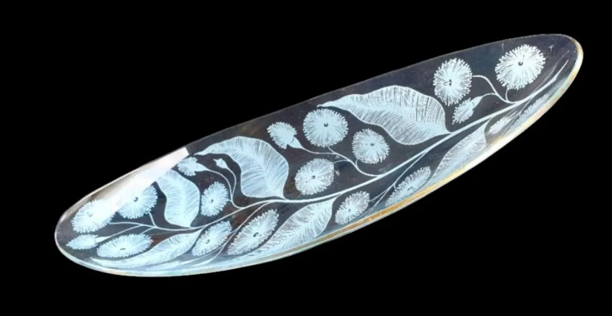 Vintage Mid-Century Chance Brothers Glass Dish - Image 4