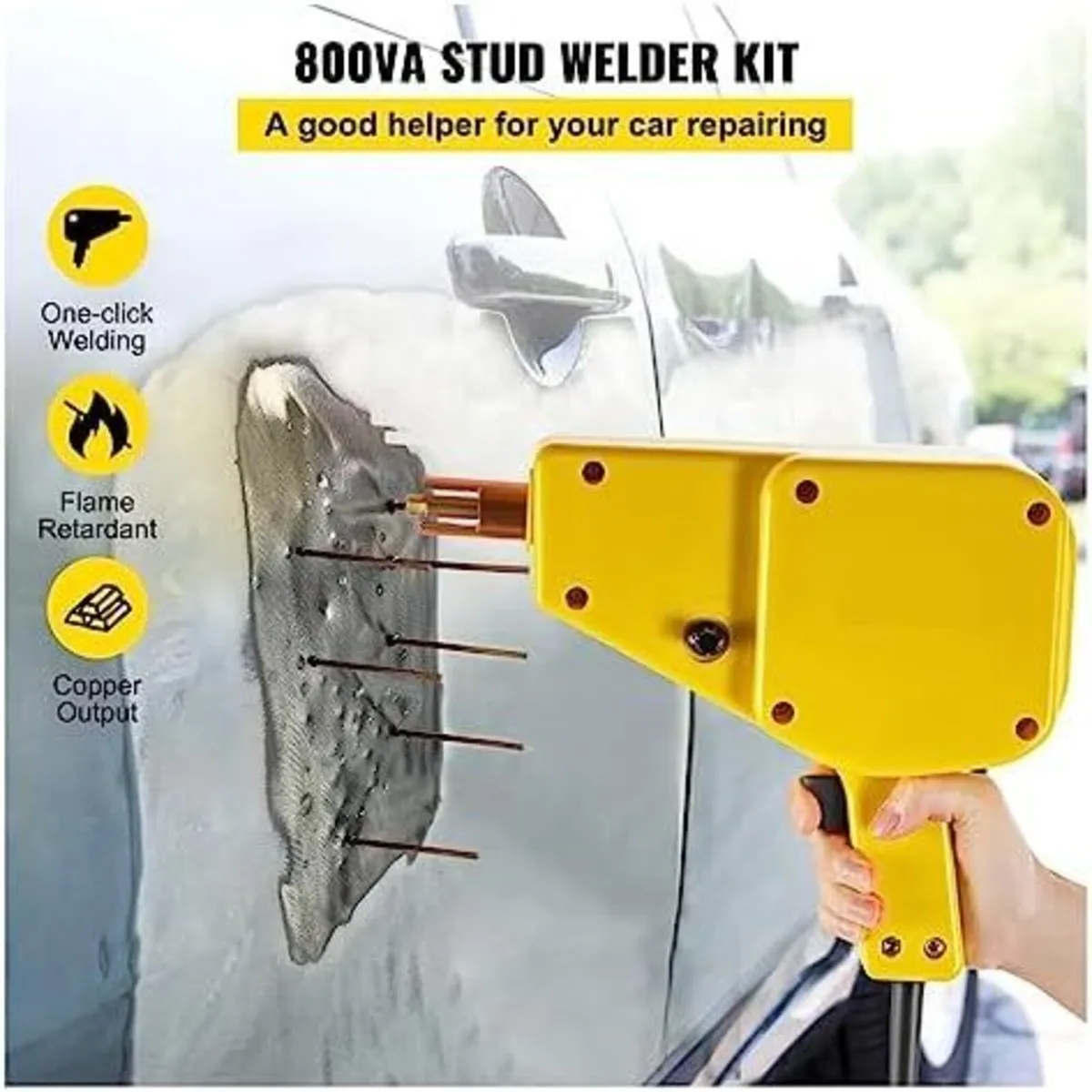 800VA Auto Body Stud Welder Dent Repair Kit - Image 3