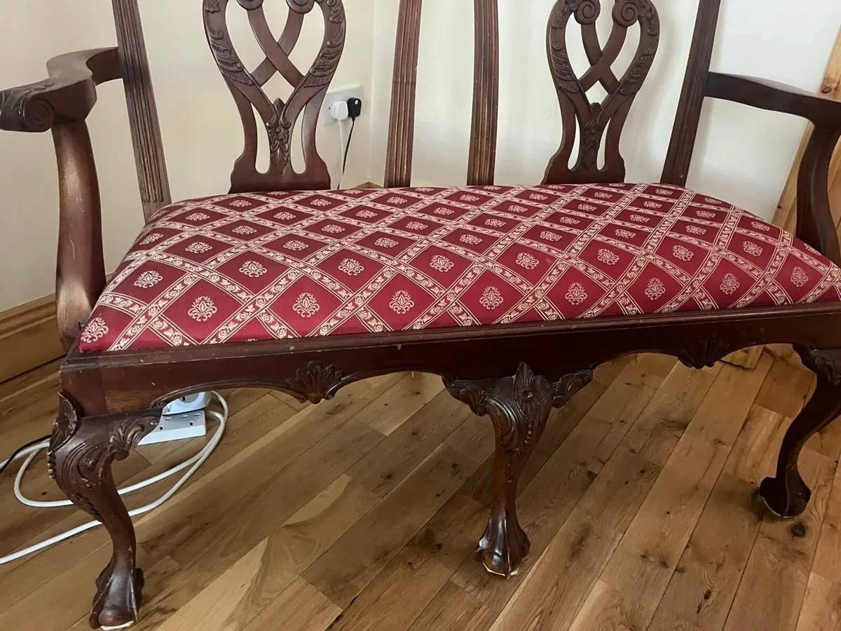 Upholstered 2 Person Chair - Image 2