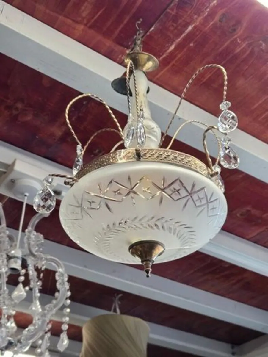 Vintage Portuguese Chandelier - Image 1