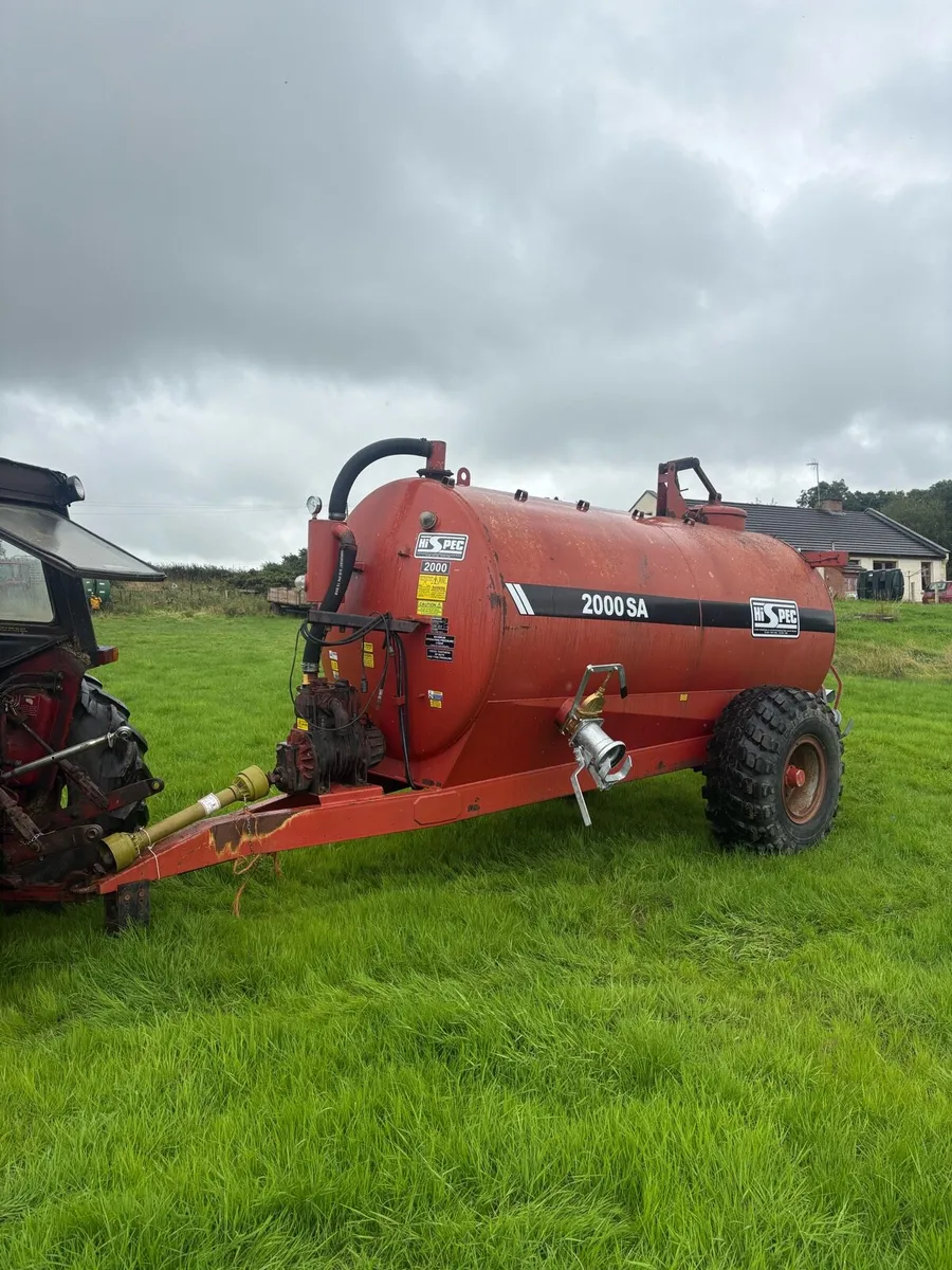HI-Spec 2000 gallon slurry tanker - Image 1