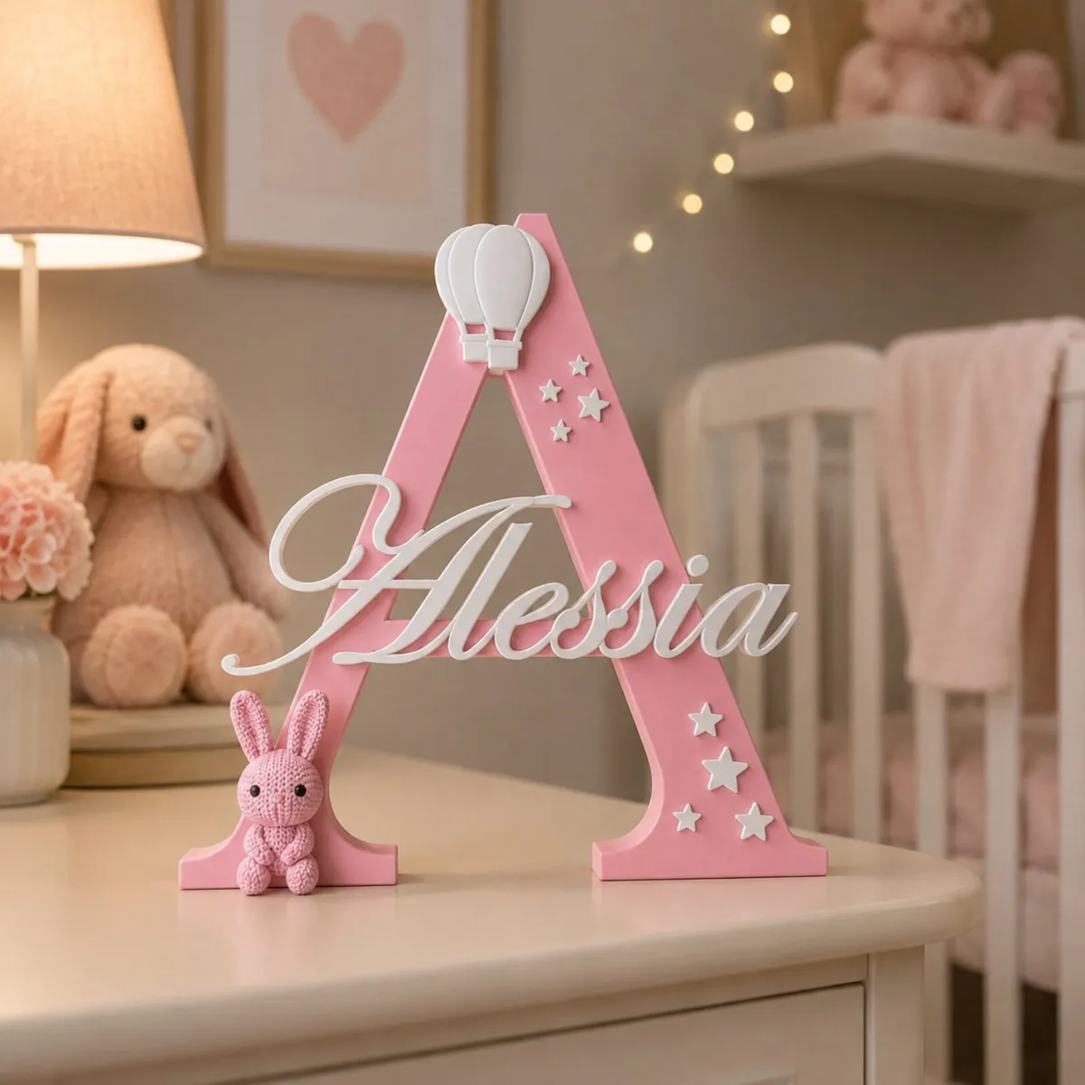 Personalised Baby Name Sign/Nursery Name Sign - Image 1