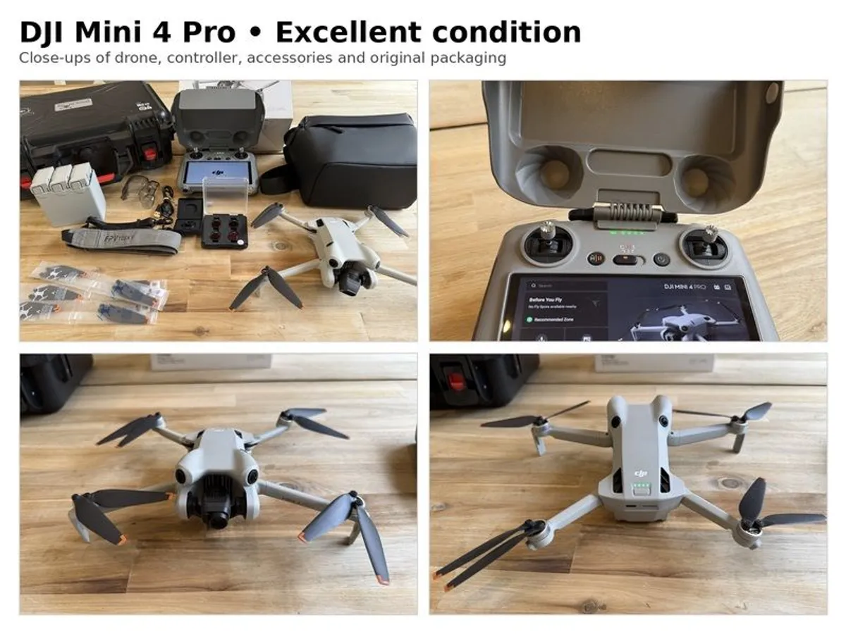 DJI Mini 4 Pro Fly More Combo + DJI RC 2 - Image 2