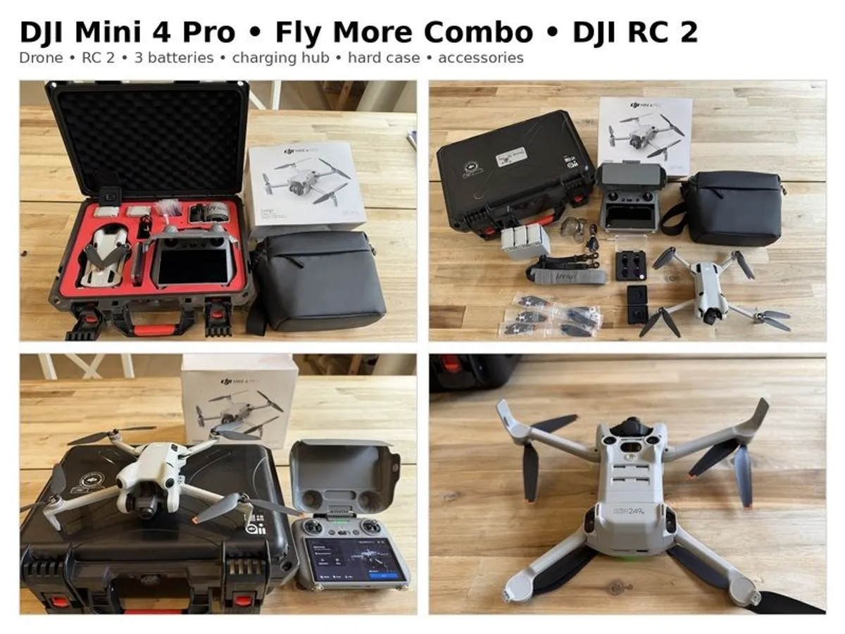 DJI Mini 4 Pro Fly More Combo + DJI RC 2 - Image 1