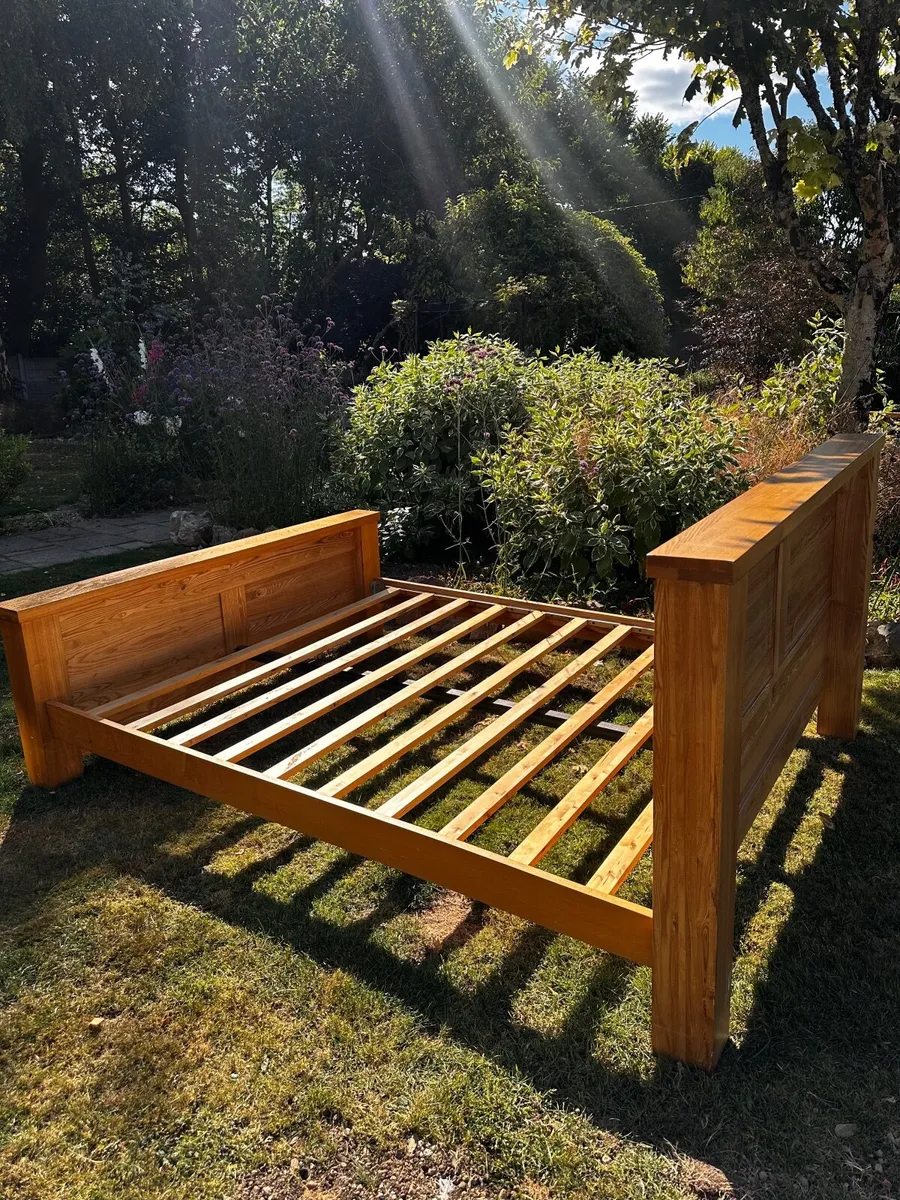 Double bed base and headboard - Image 2