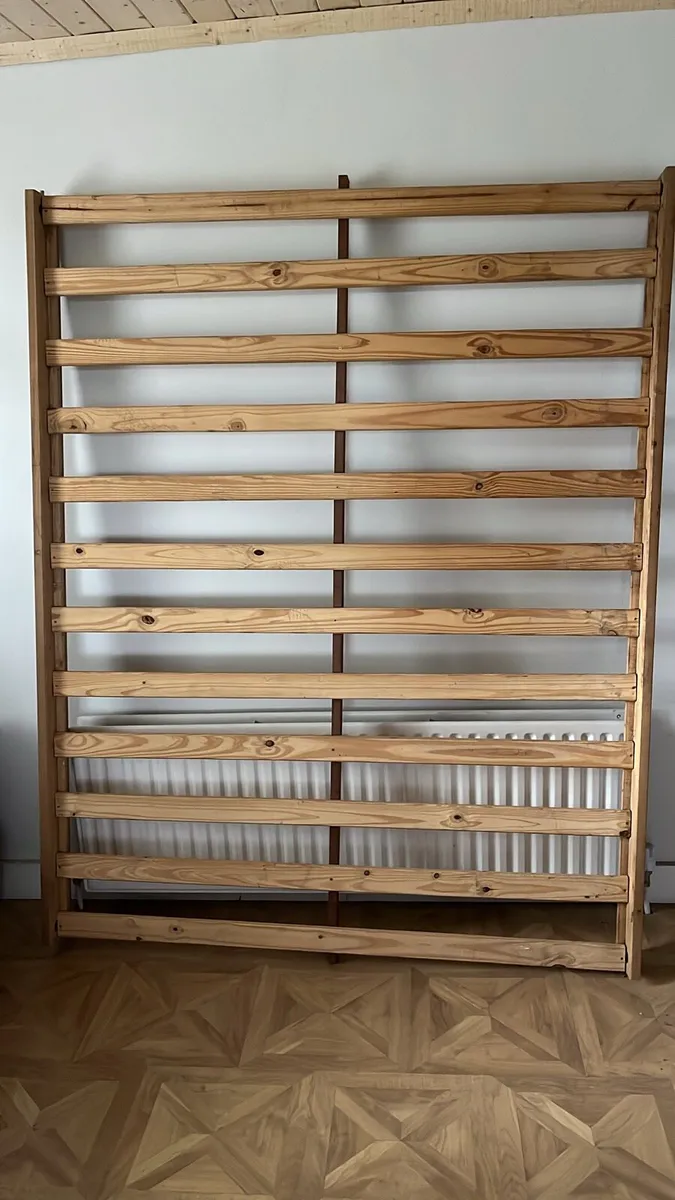 Mexican pine king size bed - Image 3