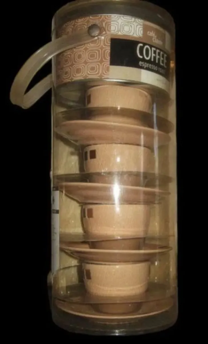 Harrods Café Claire Espresso 8-Piece Set BNIB - Image 3
