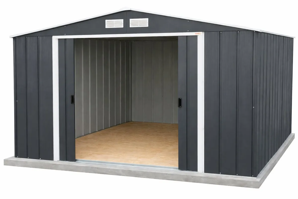 🏡 10x8 DURAMAX ECO STEEL GARDEN SHED – IN STOCK - Image 4
