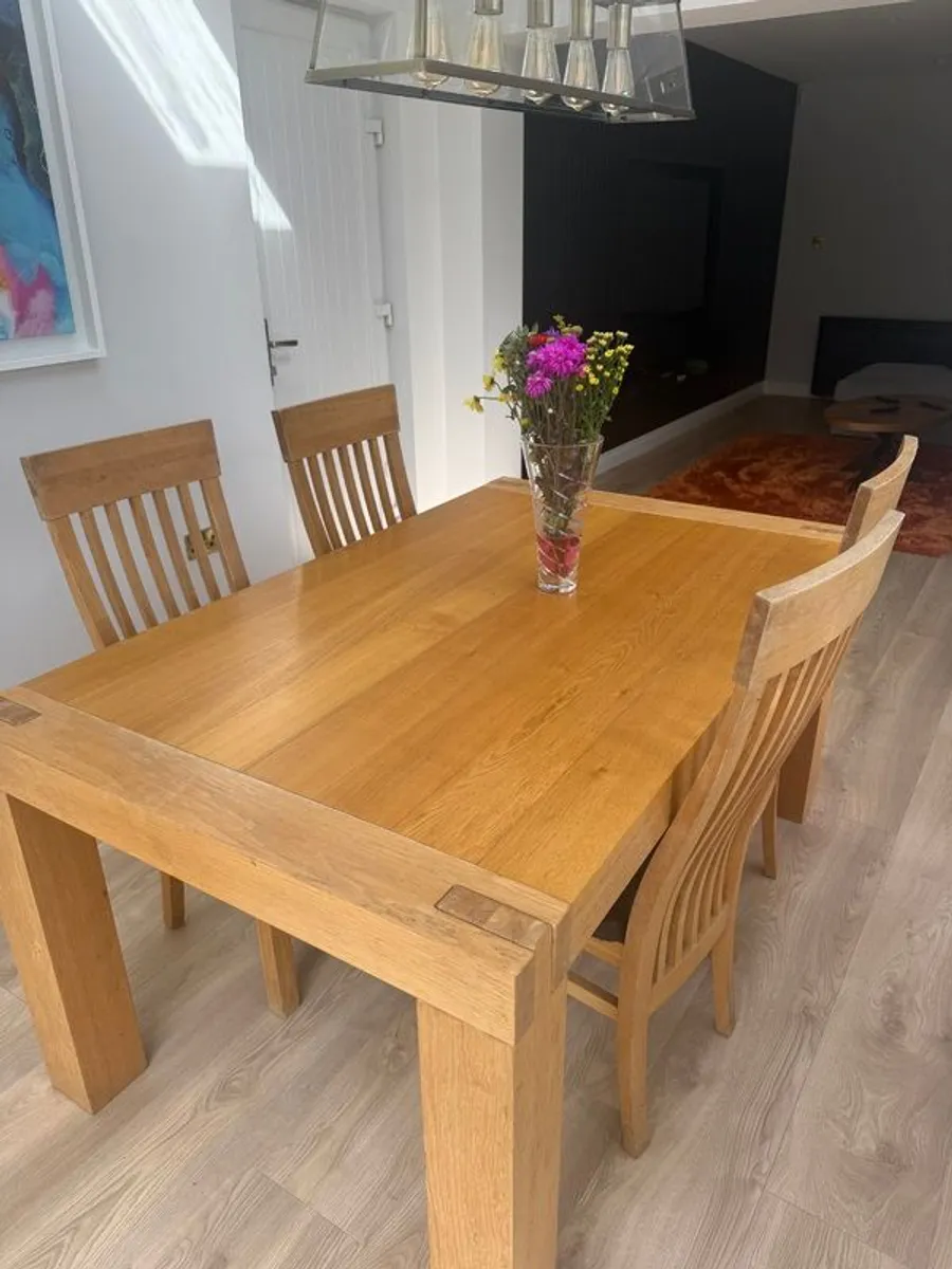 Extendable Table and Chairs - Image 1