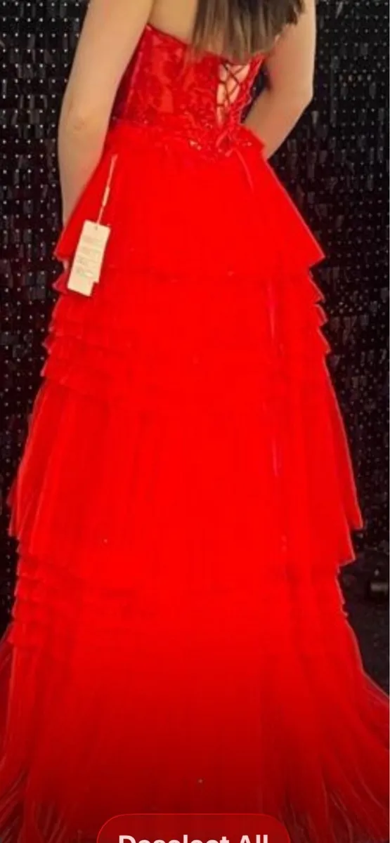 Red Debs Dress - Image 2