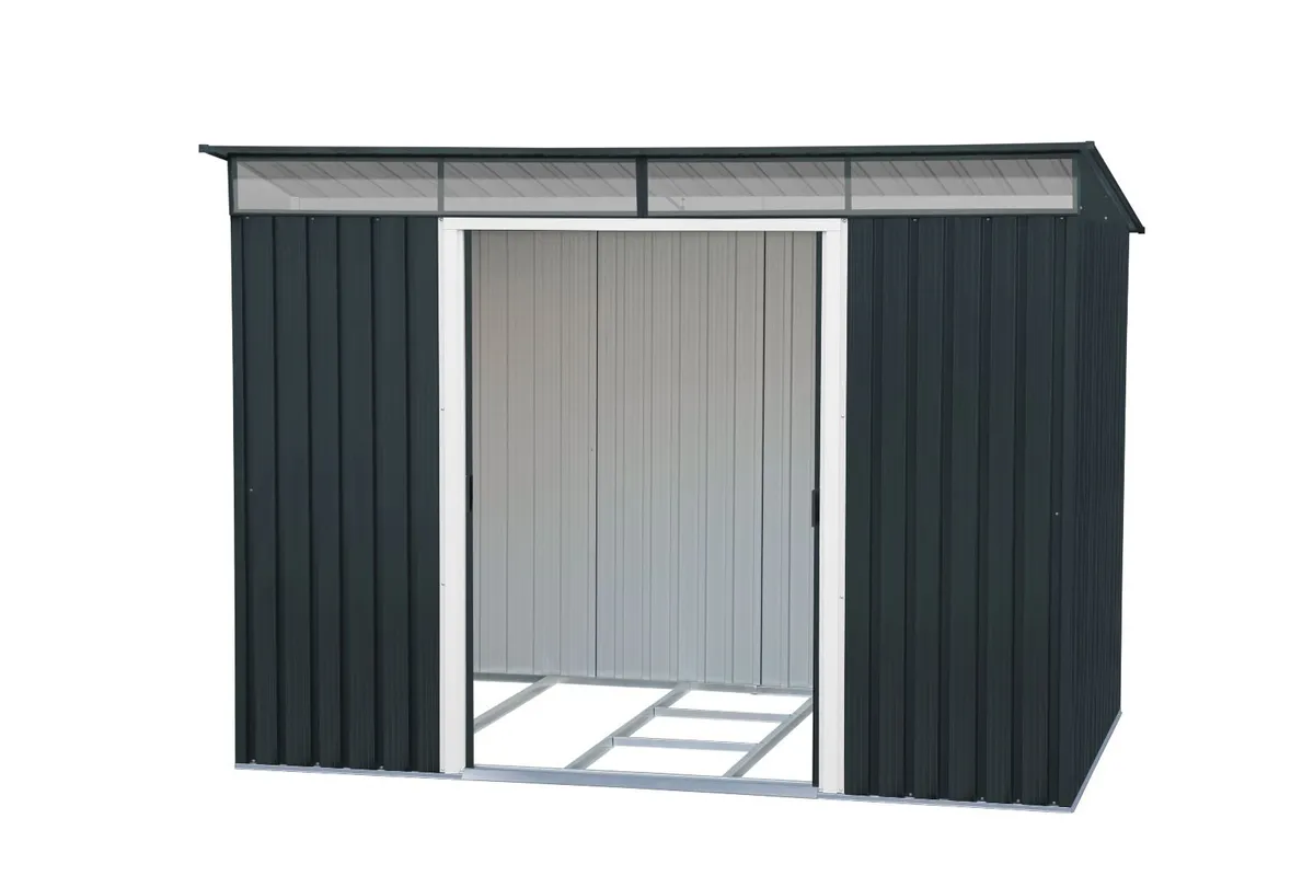 🏡 8x6 TOP PENT SKYLIGHT STEEL GARDEN SHED – IN ST - Image 2