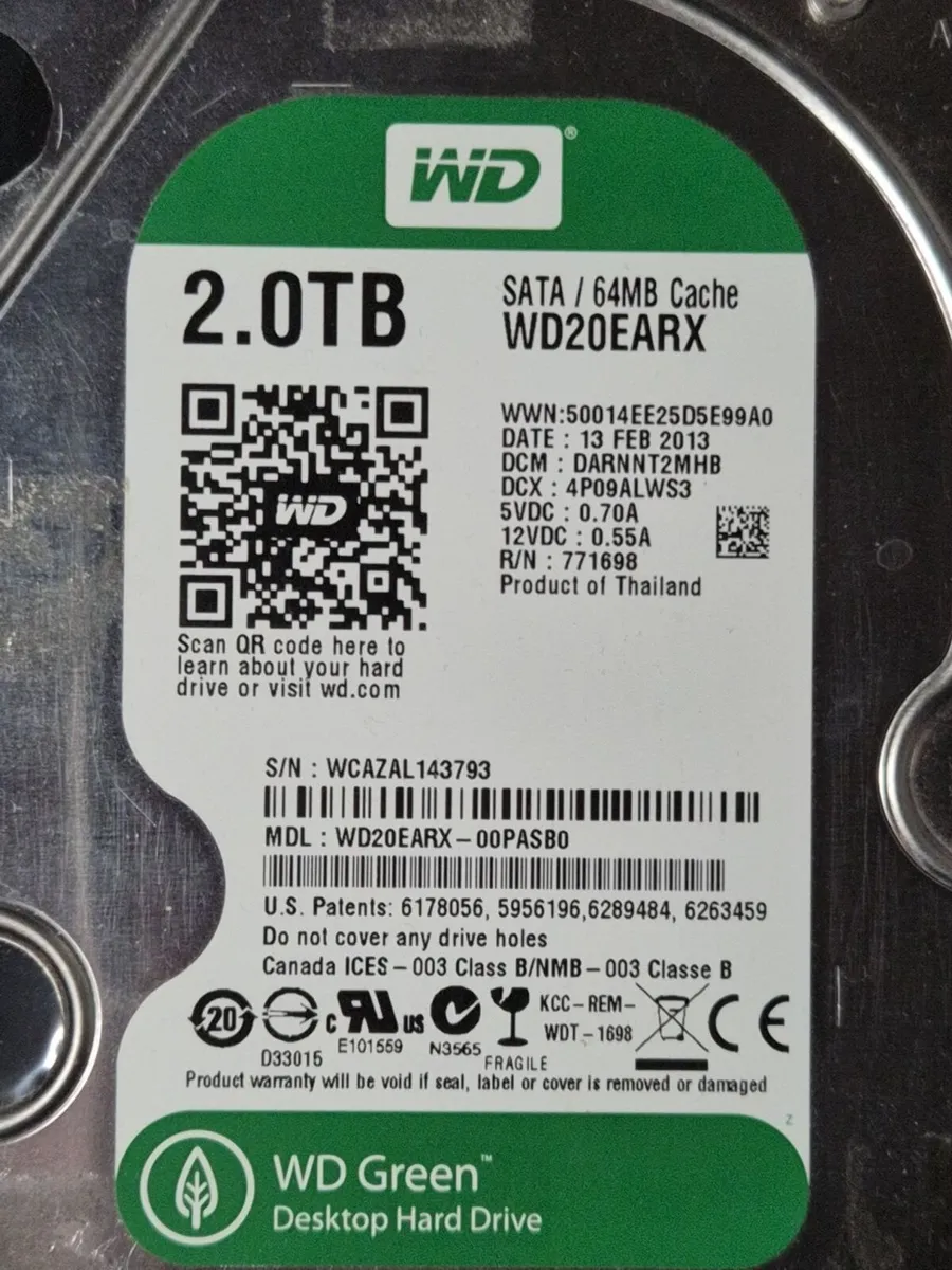 WD hard disk drive 2TB - Image 2
