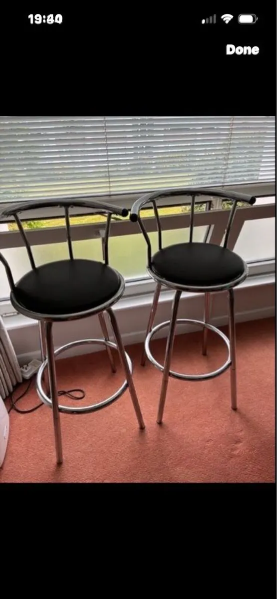 Rotating High Chair Stools Set - Image 1
