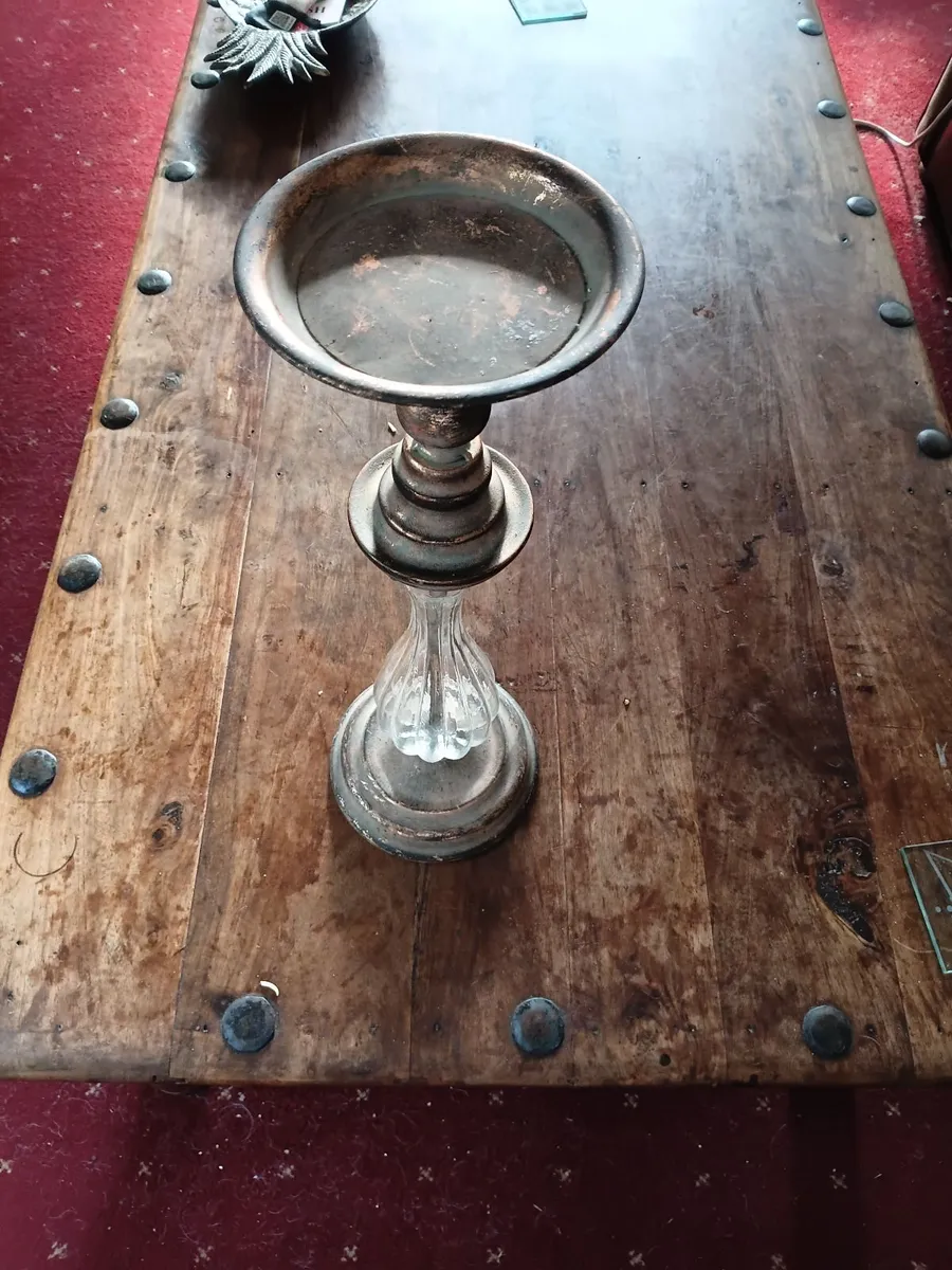 1953 Antique Candle Holder - Image 2