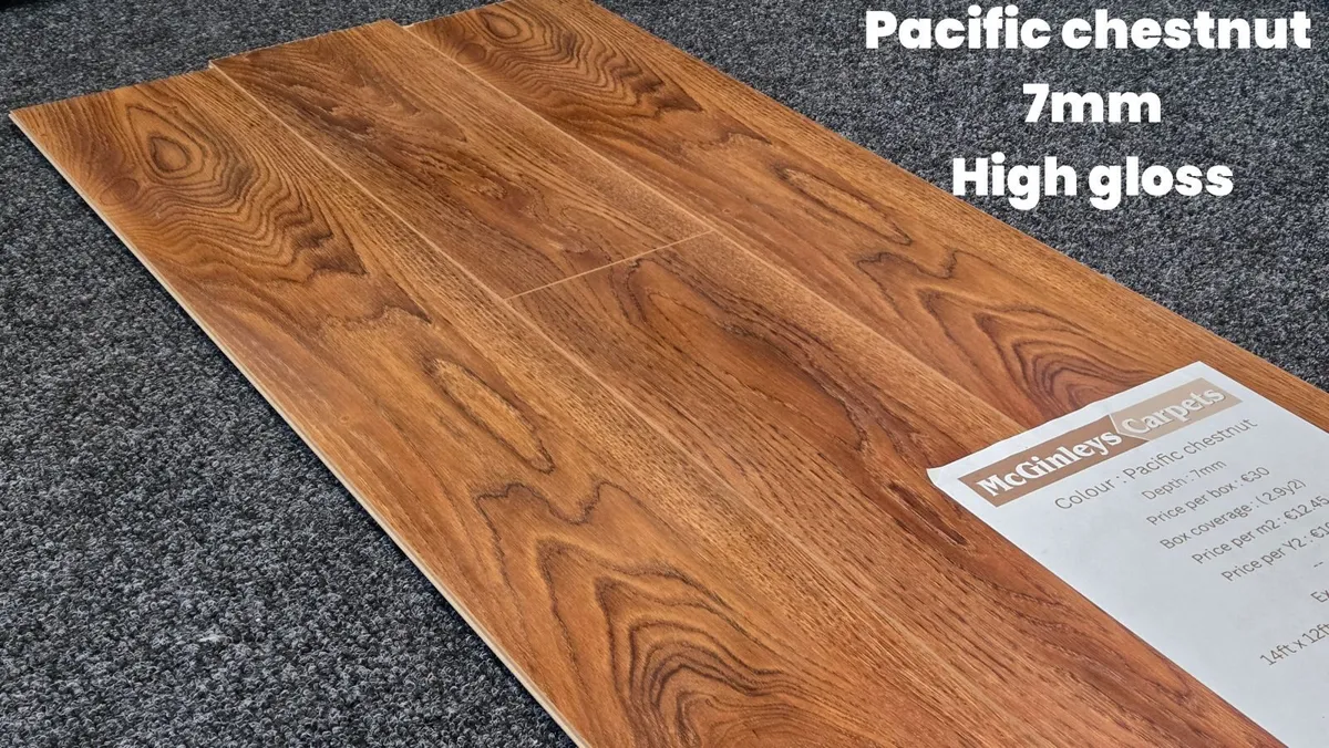 7mm  Laminated Flooring - REDUCED - Image 3