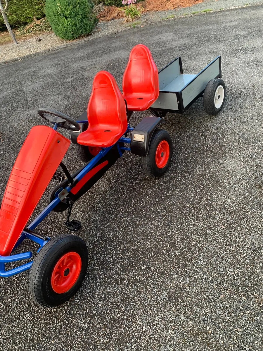 Berg go kart and trailer - Image 1