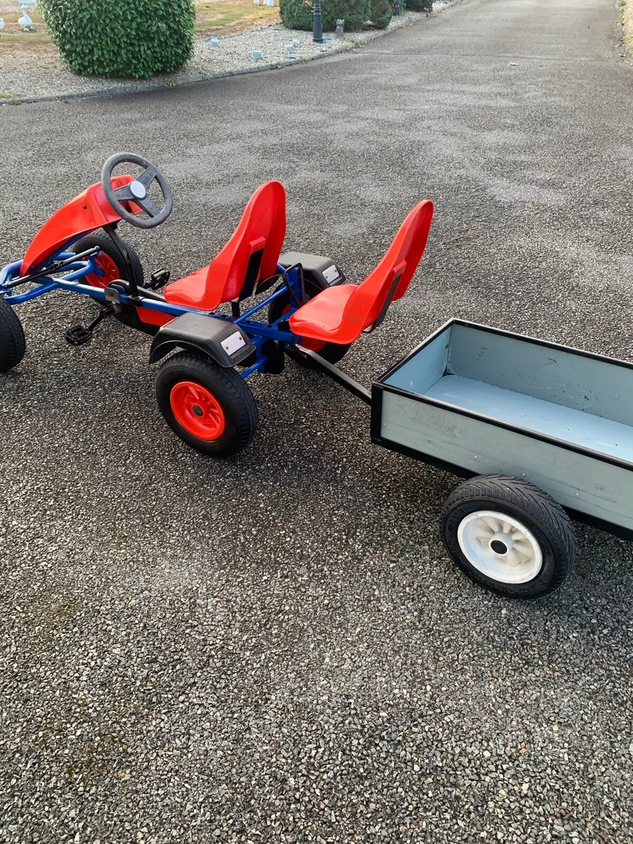 Berg go kart and trailer - Image 2