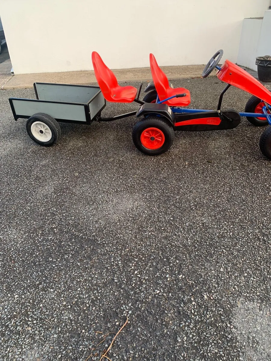 Berg go kart and trailer - Image 4